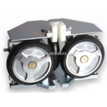 Guía de rodillos de elevador de 125 mm para cabina y CWT